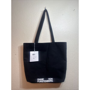 Dianne Von Furstenberg Incharge Tote Bag Black NEW